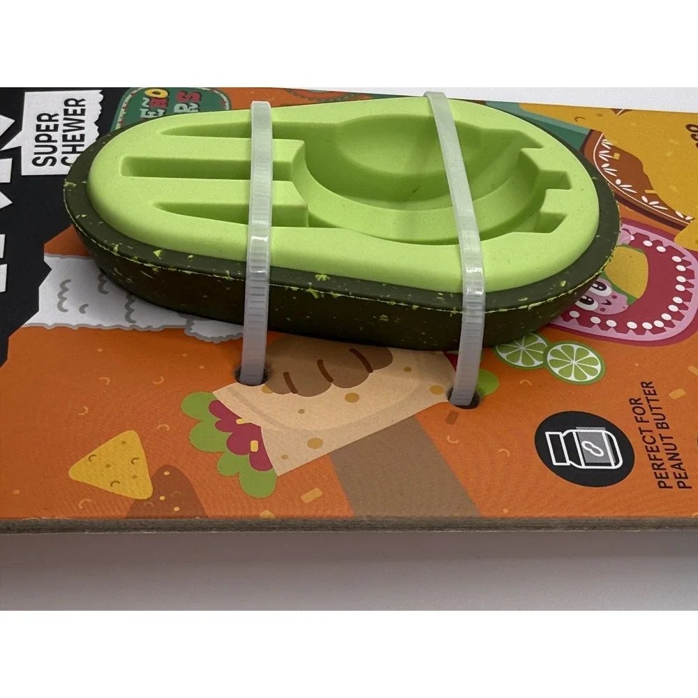 Barkbox Avocadoggo Super Chewer Small Durable Treat Holding Dog Toy